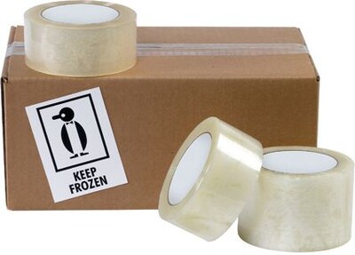 Intertape Economy Carton Sealing Tape, Clear, 3 x 110 yds., 24/Case