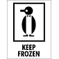 Tape Logic® Labels, "Keep Frozen", 3" x 4", Red/White/Black, 500/Roll (LABDL4260)