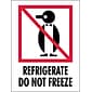 Tape Logic Refrigerate - Do Not Freeze Shipping Label, 3" x 4", 500/Roll