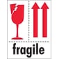 Tape Logic® Labels, "Fragile", 3" x 4", Red/White/Black, 500/Roll (IPM319)