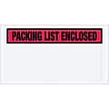 Quill Brand® Packing List Envelope, 5 1/2 x 10 - Red Panel Face, Packing List Enclosed, 1000/Cas