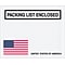 Quill Brand® Packing List Envelope, 4.5 x 5.5, U.S.A. Flag Panel Face, Packing List Enclosed, 10