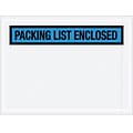 Quill Brand® Packing List Envelope, 4.5 x 6, Blue Panel Face, Packing List Enclosed, 1000/Case (