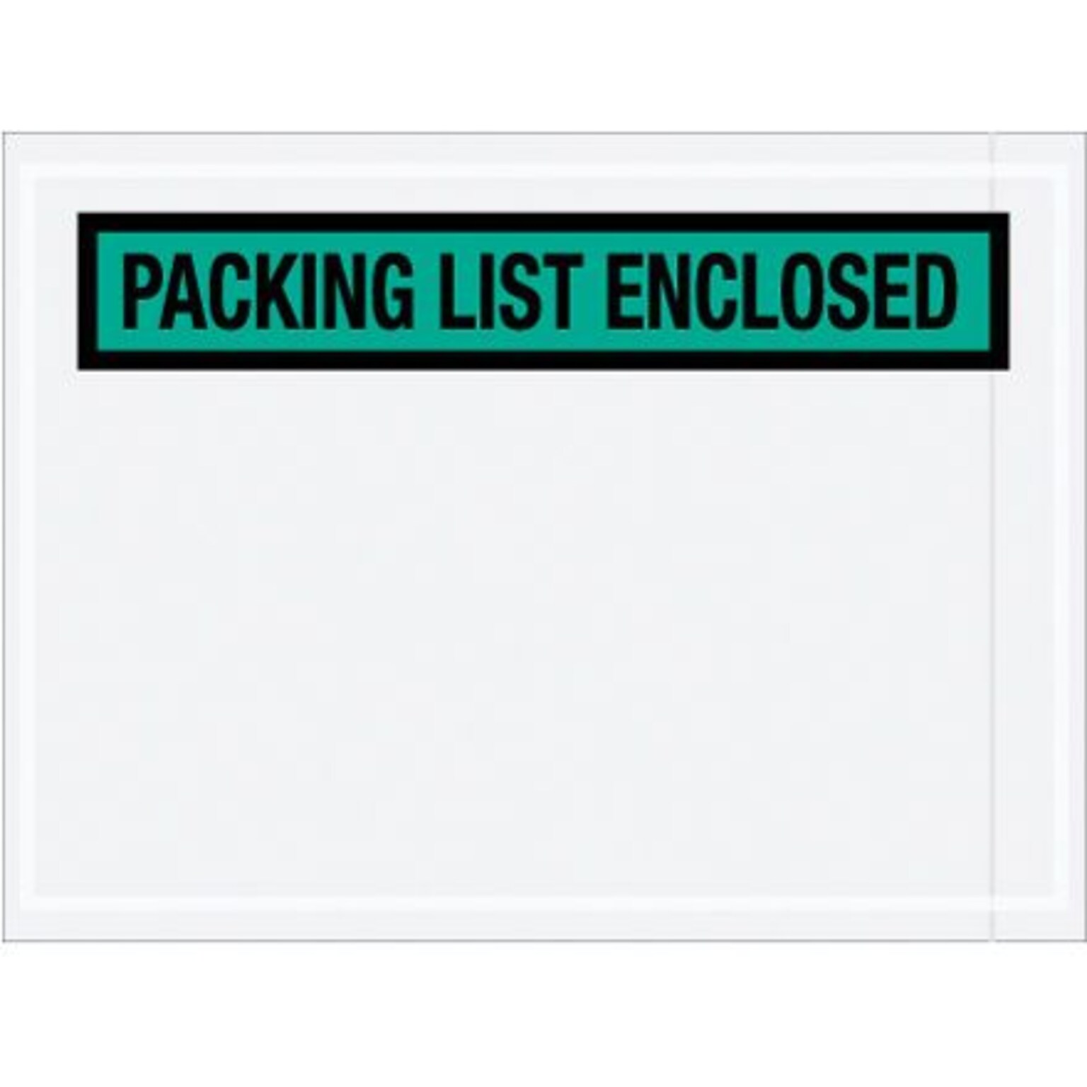 Quill Brand Packing List Envelope, 4.5 x 6, Green Panel Face, Packing List Enclosed, 1000/Case (PL489)