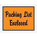 Quill Brand Packing List Envelope, 4 1/2 x 6 - Orange Full Face, Packing List Enclosed, 1000/Case