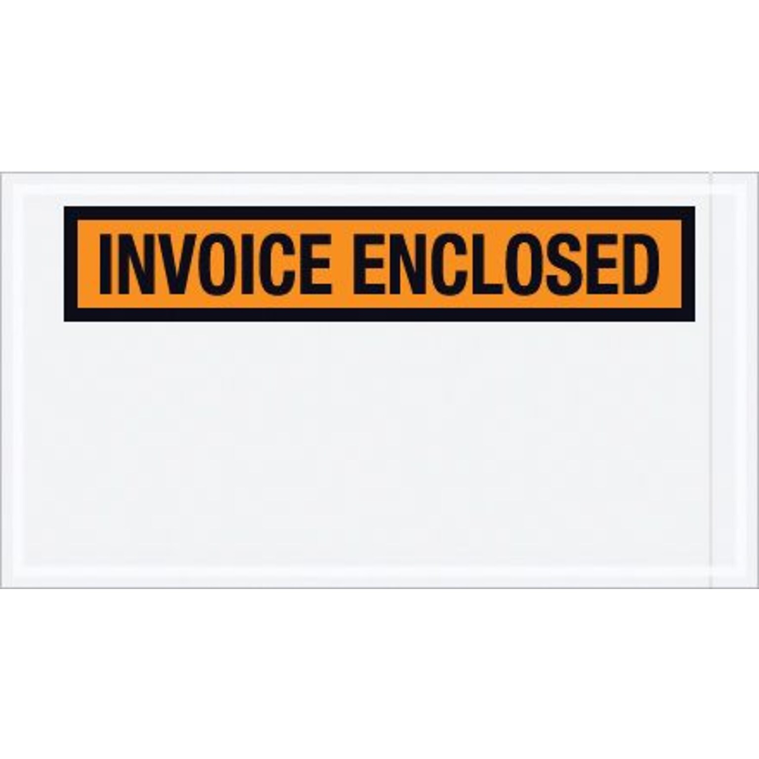 Quill Brand® Packing List Envelope, 5 1/2 x 10 Orange Panel Face Invoice Enclosed, 1000/Case