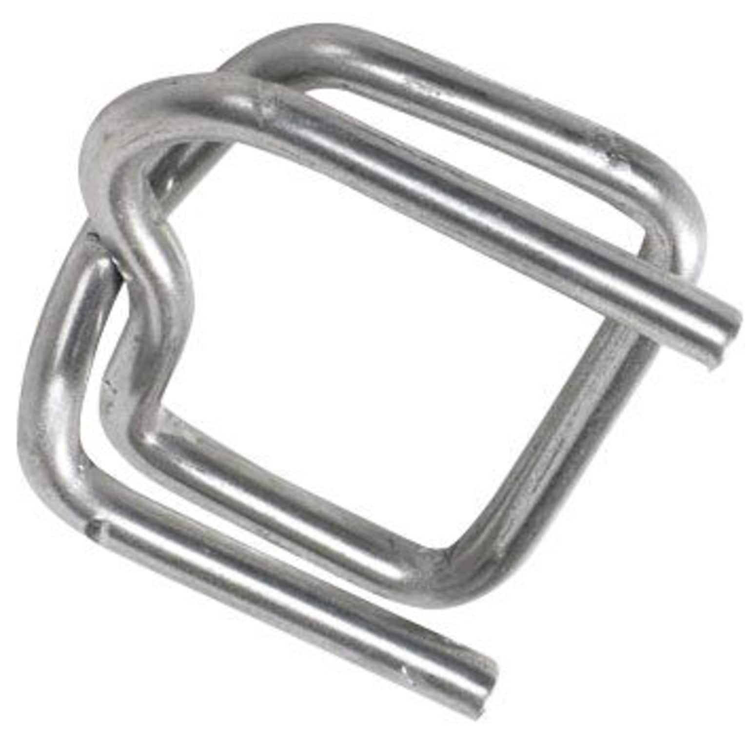 Polypropylene Strapping Metal Buckle, 1000/Carton (PS12HDBUCK)