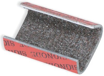 Staples Sandpaper Open/Snap On Metal Poly Strapping Seal, 1/2,Pack of 1000 (PS12SAND)