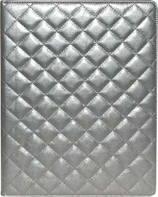 Buxton Quilted Padfolio, Pewter