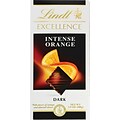 Lindt Excellence Intense Orange Dark Chocolate Bars, 3.5 oz. Bars, 12 Bars/Box (438029)