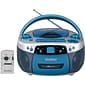 Hamilton™ Audio Visual Boom Box with USB Port, CD/MP3 Player Cassette Recorder Radio Tuner