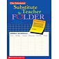 Scholastic Substitute Teacher Folder, 9 1/2" x 11", 12 EA/BD