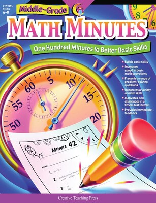 Middle-Grade Math Minutes Resource Book