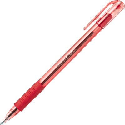 Paper Mate InkJoy 300 Ballpoint Pen, Medium Point, Red Ink, Dozen (1760303)