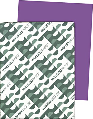 Astrobrights Colored Paper, 24lb, 8-1/2 x 11, Gravity Grape, 500 Sheets/Ream