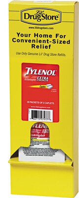 Tylenol Extra Strength Caplets, 30/Box (64478/7003-30)