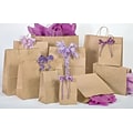Bonita 13 x 6 x 15.75 Natural Kraft Paper Shopping Bag