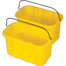 Rubbermaid® Cleaning Cart Sanitizing Caddy, 10 Quart, 14x7-1/2x8, Yellow