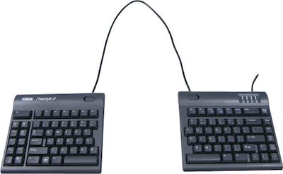 Kinesis Freestyle2 for PC Wired Keyboard, 20 Separation, Black (KB800PB-US-20)