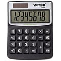 Victor Technology 8-Digit Battery/Solar Powered Basic Calculator (1000)
