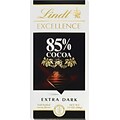 Lindt Excellence 85% Cocoa Dark Chocolate Bars, 3.5 oz. Bars, 12 Bars/Box (392851)