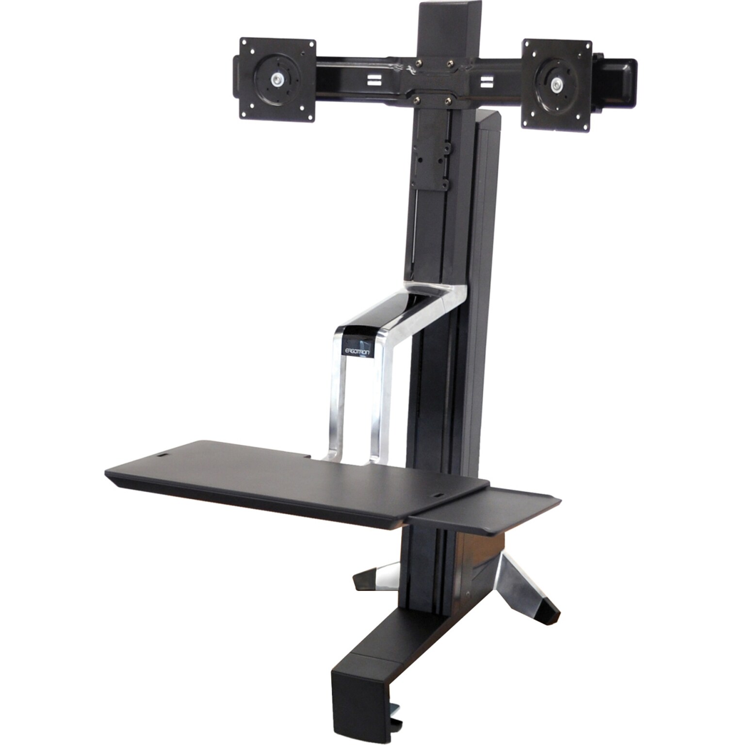 Ergotron WorkFit-S Sit-Stand Work Station, Aluminum (3341200)