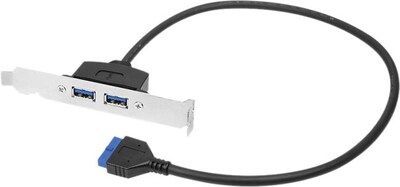 SIIG® Pass-Thru Adapter;  1.71 ft; Black, AC-US0011-S1