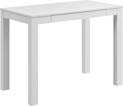 Ameriwood Home Parsons 39W Desk with Drawer, White (9178096)