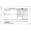 TOPS® W-2 Tax Form, 4 Part, Carbonless, White, 9 1/2 x 5 1/2, 100 Forms/Pack