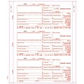 TOPS® 1099INT Tax Form, 4 Part Carbonless, White, 9 x 3 2/3, 102 Forms/Pack