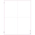 TOPS® 1099R Tax Form, 1 Part, 4 Up Blank Front w/B & C Backers, White, 8 1/2 x 11, 50 Sheets/Pack