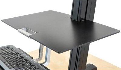 Ergotron WorkFit-S Monitor Mount, Black (97-581-019)