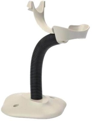 MOTOROLA 20-61019-01R Gooseneck Scanner Stand, White/Cash Register White Colored