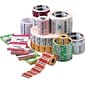 Zebra PolyPro 4000D Direct Thermal Polypropylene Labels, 2-1/4" x 1-1/4", White, 2,000 Labels/Roll, 6 Rolls/Pack (10010063)