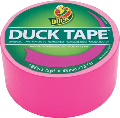 Duck Tape® Brand Duct Tape, Funky Flamingo X-Factor™, 1.88 x 15 Yards