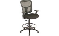 Alera® Height-Adjustable Lab Stools; Task Stool, Blue
