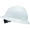 MSA Safety® V-Gard® Hard Hats, Non-Slotted, Polyethylene, Standard, White