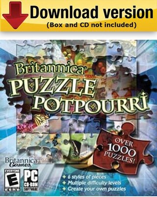 Britannica Puzzle Potpourri for Windows (1 - User) [Download]