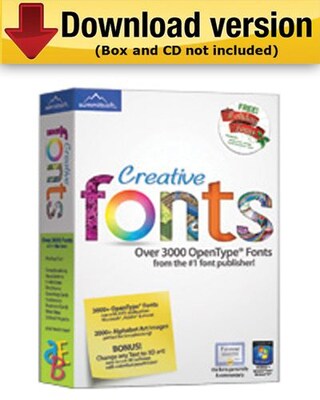 Creative Fonts for Windows (1 - User) [Download]