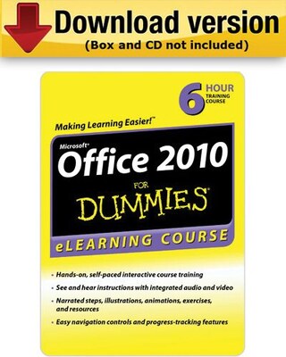 Office 2010 For Dummies - 6 Month Access for Windows (1-User) [Download]