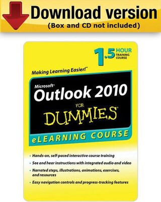 Outlook 2010 For Dummies - 6 Month Access for Windows (1-User) [Download]