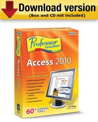 Professor Teaches Access 2010 for Windows (1-User) [Download]