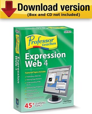 Professor Teaches Expression Web 4 for Windows (1-User) [Download]