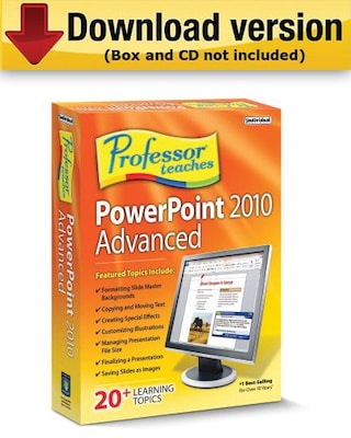 Professor Teaches PowerPoint 2010 Advanced for Windows (1-User)  [Download]