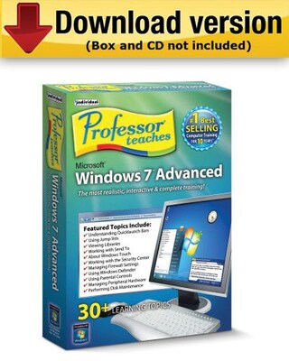 Professor Teaches Windows 7 Advanced for Windows (1-User) [Download]