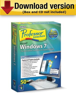 Individual Software Professor Teaches Windows 7 (Download Version)