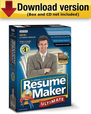 ResumeMaker Professional Ultimate 4 for Windows (1-User) [Download]