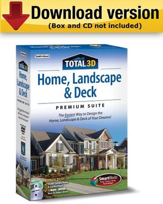 Total 3D Home, Landscape & Deck Premium Suite 12 for Windows (1-User) [Download]