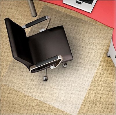 Deflect-O Carpet Chair Mat, 45 x 53, Clear (DEFCM11242PC)