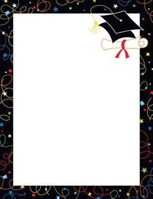 Great Papers® Graduation Swirls Letterhead
